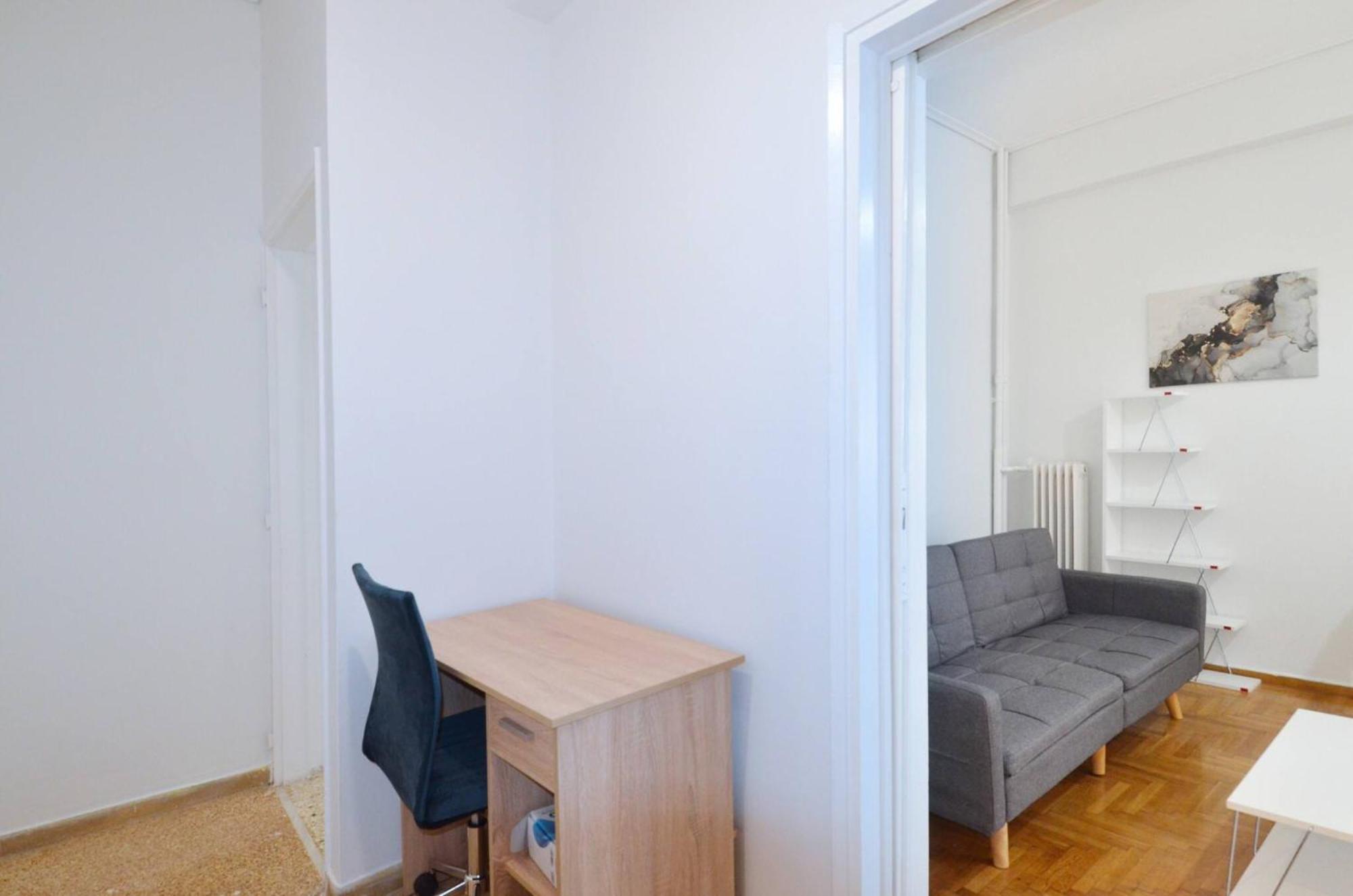 A Cozy Minimal Apartment At Koukaki, Dimitrako... Athens Luaran gambar